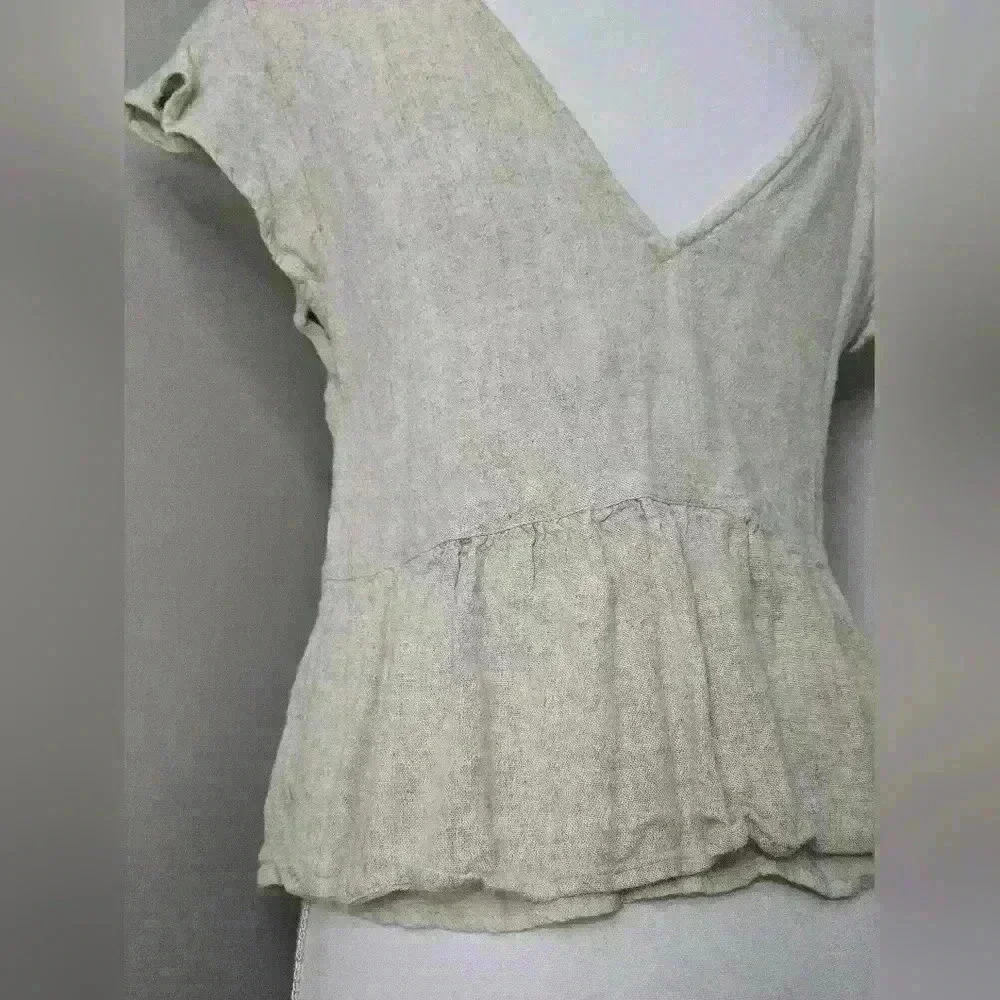 Abercrombie & Fitch Linen Flutter Sleeve - image 2